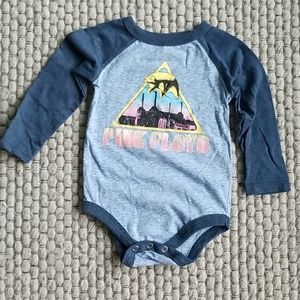 BABY PINK FLOYD ONESIE 6/9M